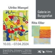 Plakat für die Ausstellung in der Galerie im Burggrafiat