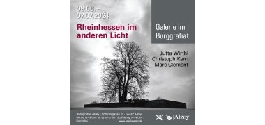 Plakat für die Ausstellung "Rheinhessen im anderen Licht"