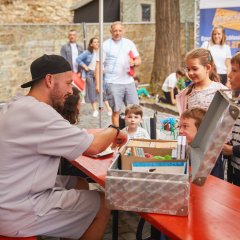 Kinderprogramm mit Unterhaltungskünstler Nilsen auf Da Capo 2024