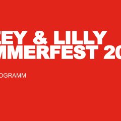 Das Bühnenprogramm von dem sommerfest von Lilly