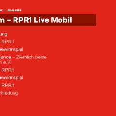 Programm von RPR1