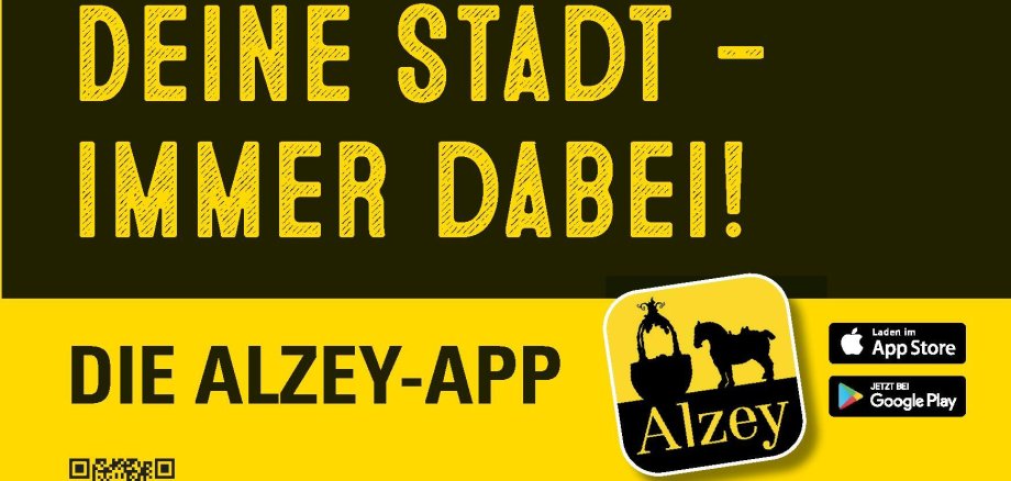 Flyer zur Alzey-App
