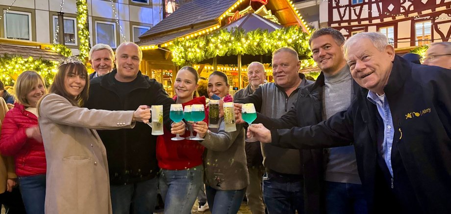 Eröffnung des Alzeyer Weihnachtstreffs auf dem Rossmarkt