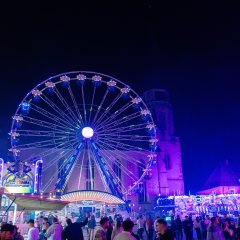 Riesenrad bei Nacht