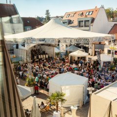 alzeyer Winzerfest aus der Vogelperspektive