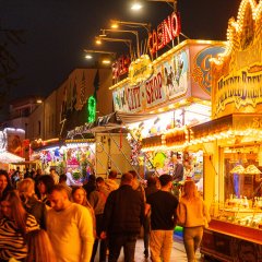 Alzeyer winzerfest bei Nacht