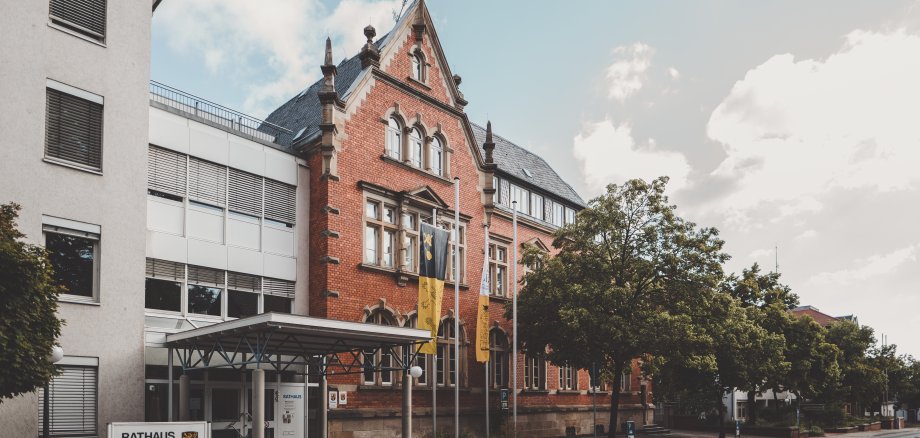 Das Rathaus der Stadt Alzey.