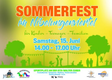 Flyer zum Sommerfest